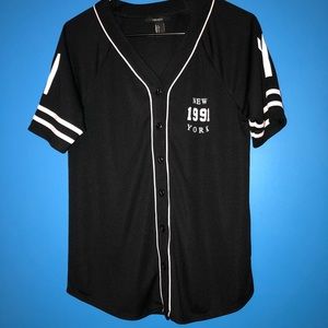 NY Mock Baseball Jersey